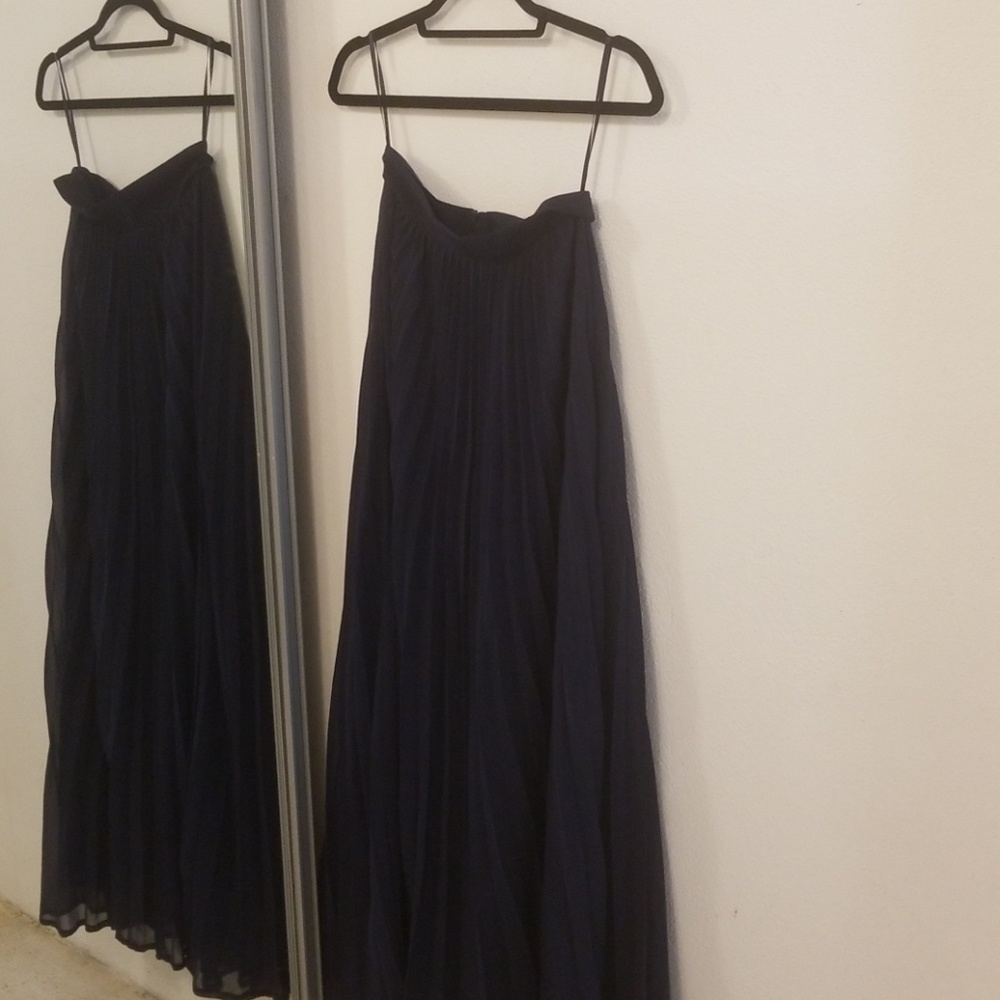 Navy Blue Maxi Skirt NWT